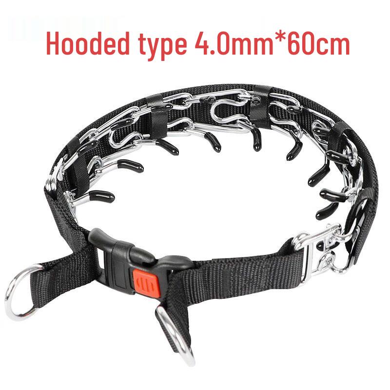 Lóngchān Fabric-Covered Detachable Dog Training Prong Collar