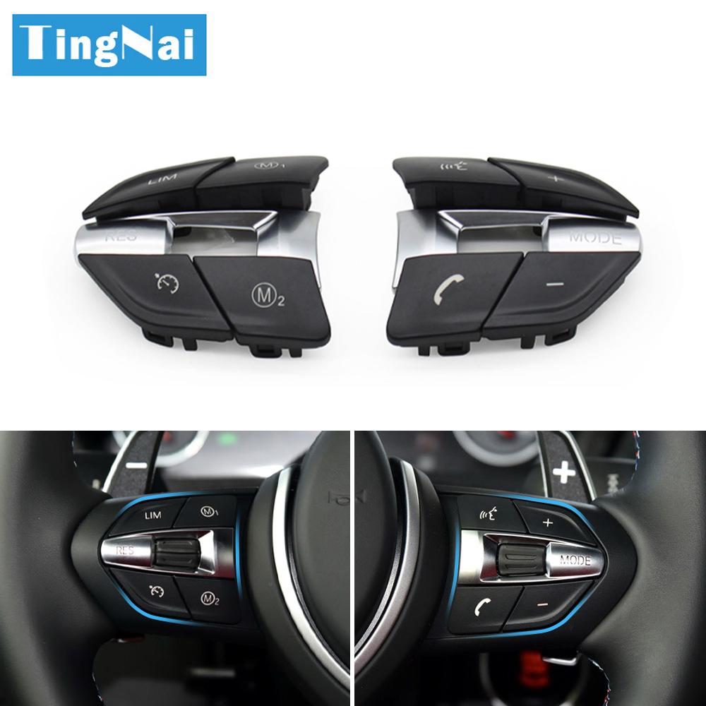 Car Steering Wheel Button Knob Replacement For BMW F10 F11 F30 F31 F34 F01 F02 F07 F06 F12 F25 F26 F15 F16 M2 M3 M4 M5 X5M X6M