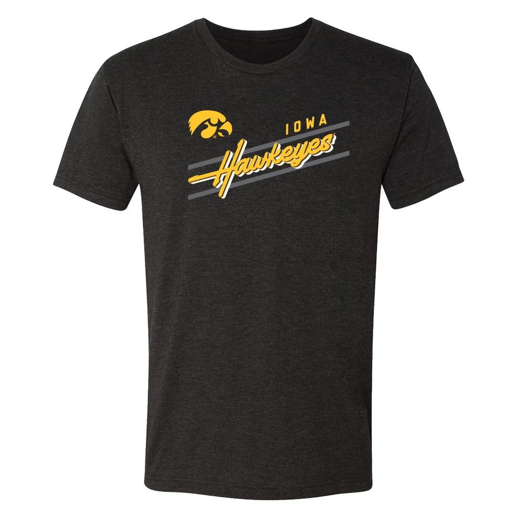 Iowa Rise Above NLA Triblend T-Shirt - Vintage Black