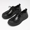 Spring New Designer Business Casual Shoes for Men Black Genuine Leather Shoes Male British Style Soft Sole Fashion Shoe Man