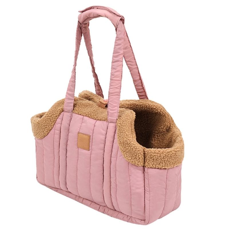 Haustiertragetaschen Handtasche Haustiertasche Ausgehtasche Reise für Welpen Outdoor-Reise Tragbare weiche Schultertasche