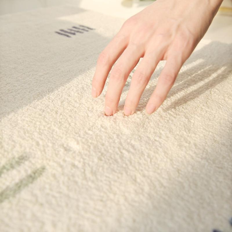 Cream Style Living Room Decoration Anti-slip Carpet Large Size Rugs for Bedroom Thick Washable Lounge Floor Mat Fluffy Soft Rug