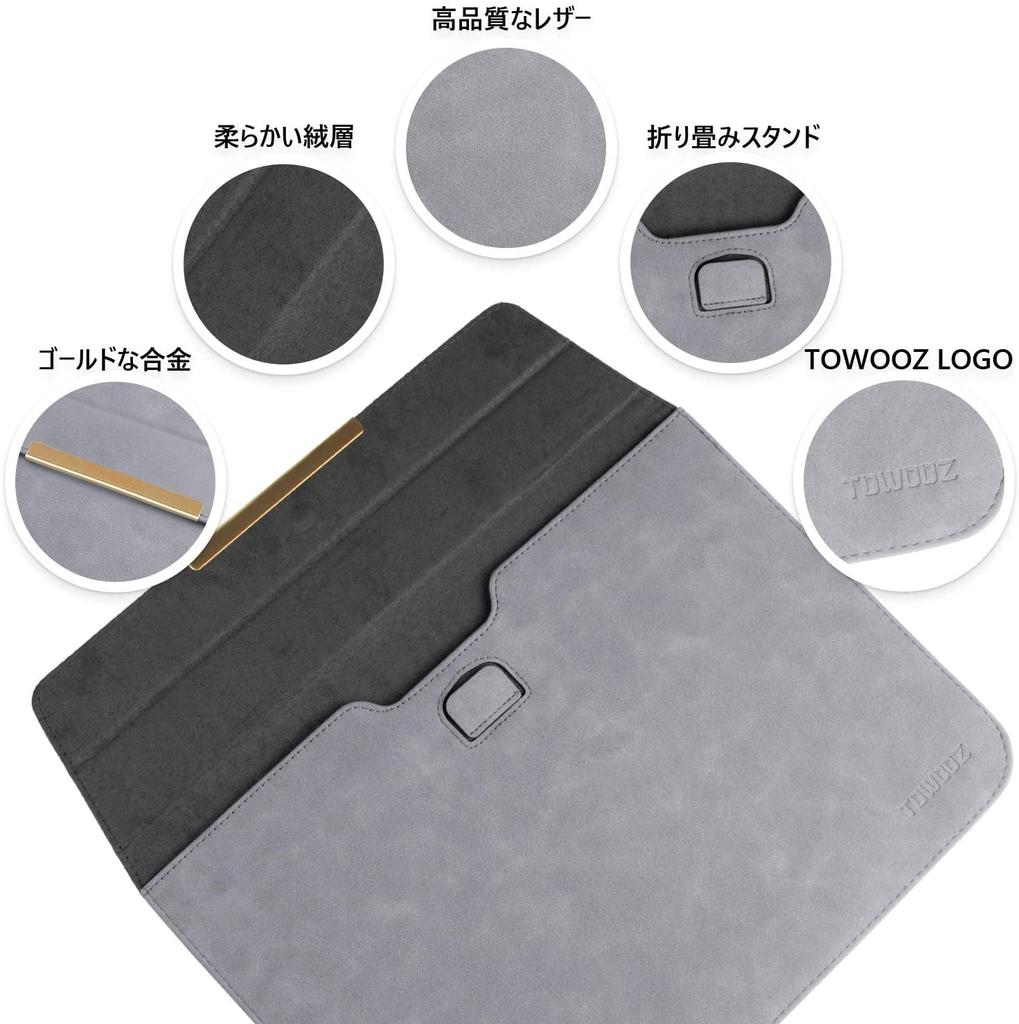 TOWOOZ MacBook Air Case inch Chip 13 inch MacBook Neo A18 Pro Chip Compatible MacBook Pro iPad Compatible Laptop Case PU Leather Shockproof with PC