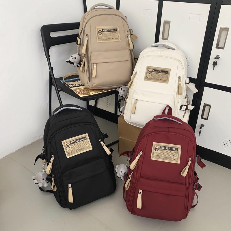 Schultasche Koreanische Version lässiger Rucksack große Kapazität College-Student Mittelschüler Schultasche Schüler Mode neuer Pendlerrucksack