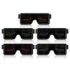 Electronic Eyeglasses with Luminous LED Light Birthday Party Carnival Props