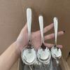 Quality Stainless Steel Round Spoon Large Size Dining Spoon Stirring Dessert Spoons Soup Spoons Rice Spoons Kitchen Tools