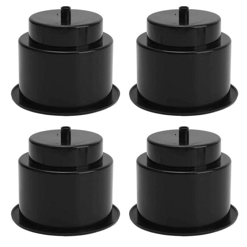 Cup Holder Ert With Drain Feature For Marine Boat RV Camper Interior Table For Surface Black Nylon Secure Beverage Support