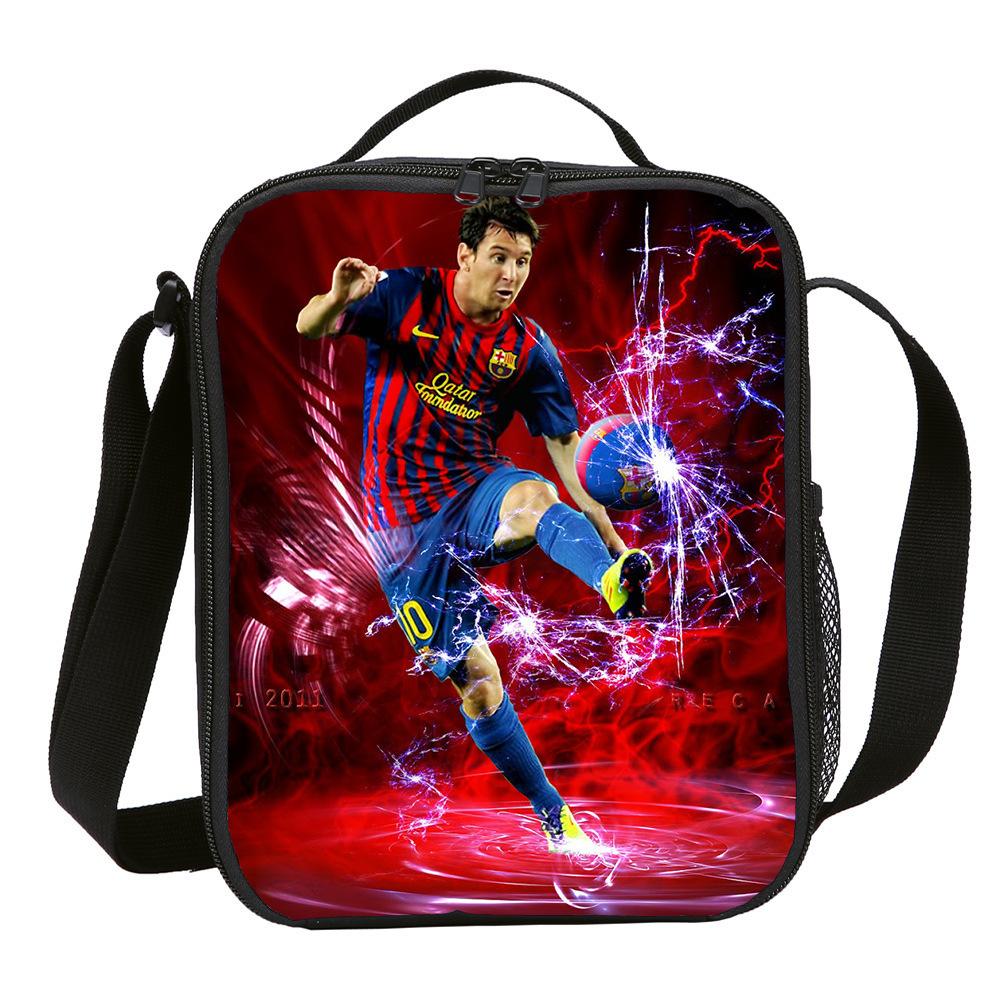 International Players Lunch Bag Meal Bag Elementary School Picnic Ice Bag Satchel Shoulder Bag