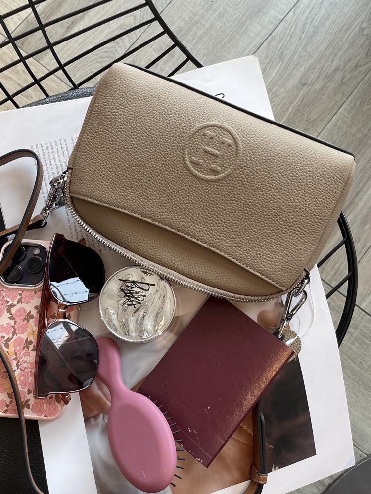 Women's 2025 Summer Genuine Leather Mobile Phone Messenger Bag - Large Capacity Soft Leather Handbag and Shoulder Bag