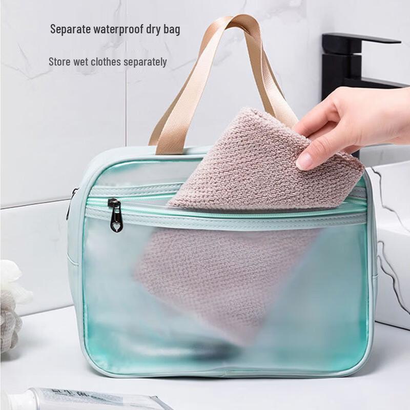 Cartoon Dry-Wet Separation Beach & Swim Tote Bag