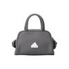 New Adidas Polyurethane Bowling Bag, Shoulder Bag, Handbag Regular Women's Charcoal Gray & White IN9112