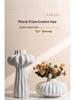 Decorative Big Belly Ceramic Vase with Light Luxury Style