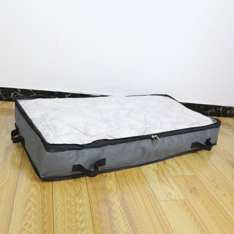 Foldable Non-Woven Quilt & Clothes Storage Bag - Dustproof & Moistureproof Organizer Underbed 100*50*18CM