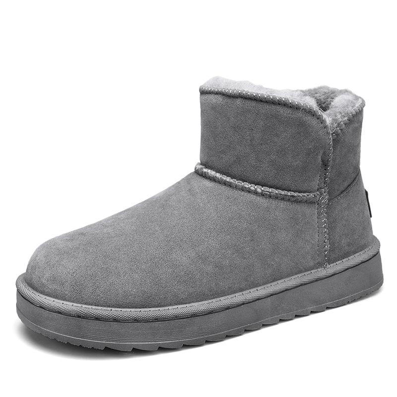 

Large size men s casual snow boots autumn and winter fashion foot cover velvet cotton shoes outdoor sports couple shoes 45
