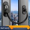Child Safety Lock for Sliding and High-Rise Windows - Anti-Fall Latch and Positioning Limiter