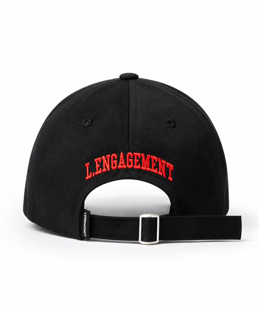 LENGAGEMENT Small Heart Ball Cap [Black]