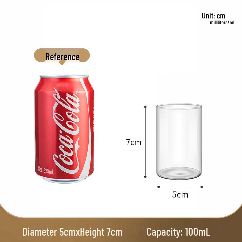 Contemporary Clear Glass Vase for Lily or Rose