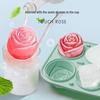 Food-Grade Silicone Ice Cube Mold with Funnel