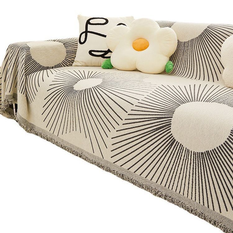 Chenille Sofa Cover Fabric Line Sofa Cushion Integrated Anti-cat Scratch Sofa Cover Full Cover Sofa Towel