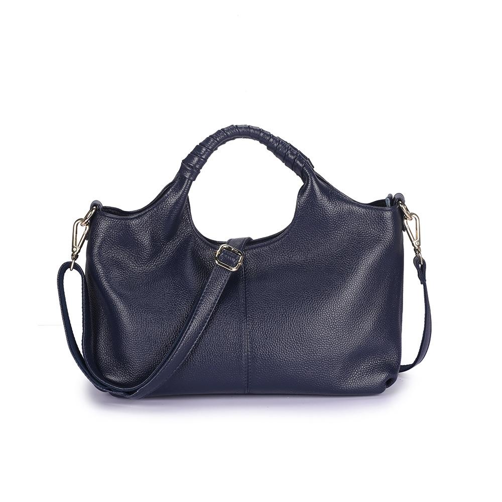 

Сумка для женщин среднего возраста, женская сумка, практичная сумка, новая женская мода, первый слой коровьей кожи, на одно плечо, через плечо сапфировый