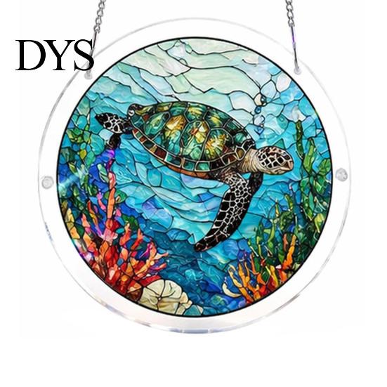 Irregular Shape Puzzle Pieces Acrylic Jigsaw Suncatcher Stained Glass Window Hanging Ornament DIY Puzzles Hands-on Activity Sun Catcher Panel for Home