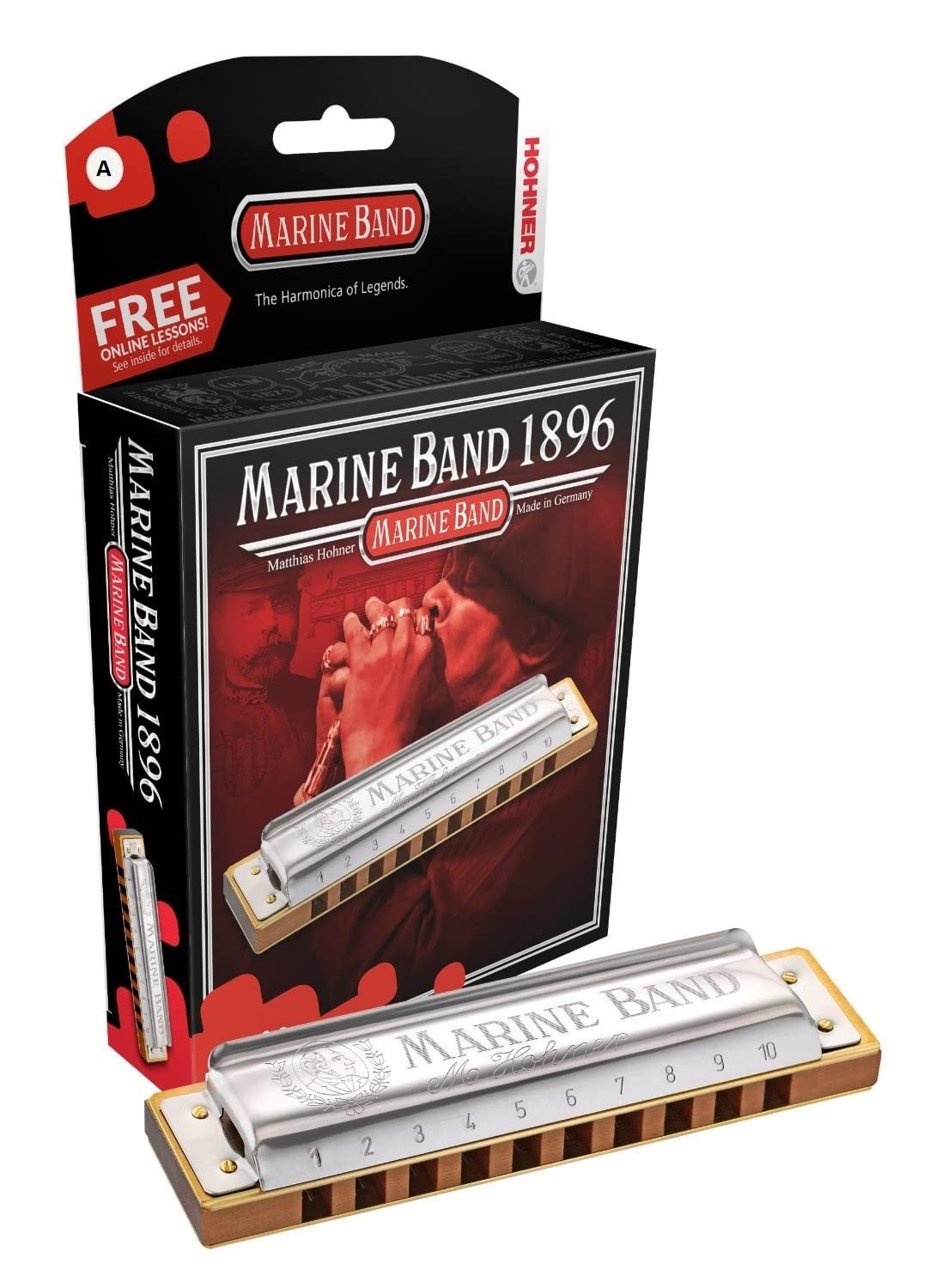 

Hohner 1896BX-A Marine Band, тональность Ля мажор от HOHNER
