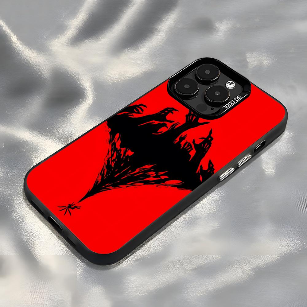 SPIEL U-ULTRAKILL Handyhülle Für IPhone17 Air 16 15 14 Plus 13 12 11 Pro 7 8 XS Max XR Silber Schwarz Bumper Hülle