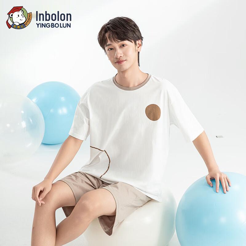 Yingbolun Summer Pure Cotton Cooling Short-Sleeve Loungewear Set 180