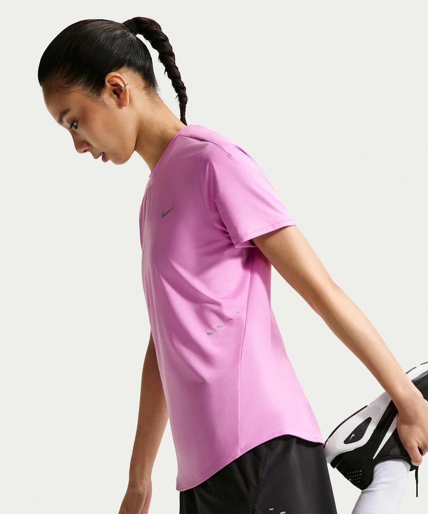 NIKE Swift Dri-Fit Short Sleeve Running Top W - Light Magenta / Hm9699-503