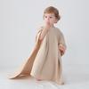Children's Cotton Gauze Hooded Poncho Bath Towel - Absorbent Wearable Swim Wrap