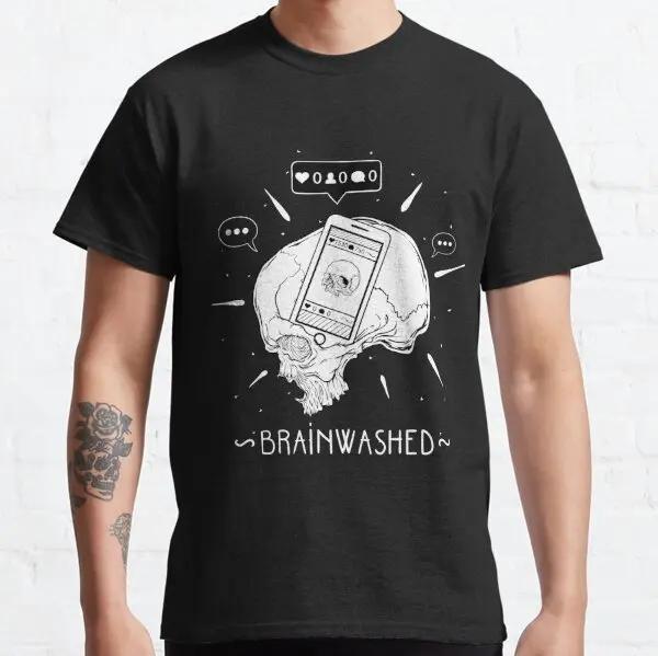 They Live Brainwashed Horror Cool Graphic Gift Sheeple Orwellian shirt Novelty Cotton Short Sleeve T Shirts Unique Clothes