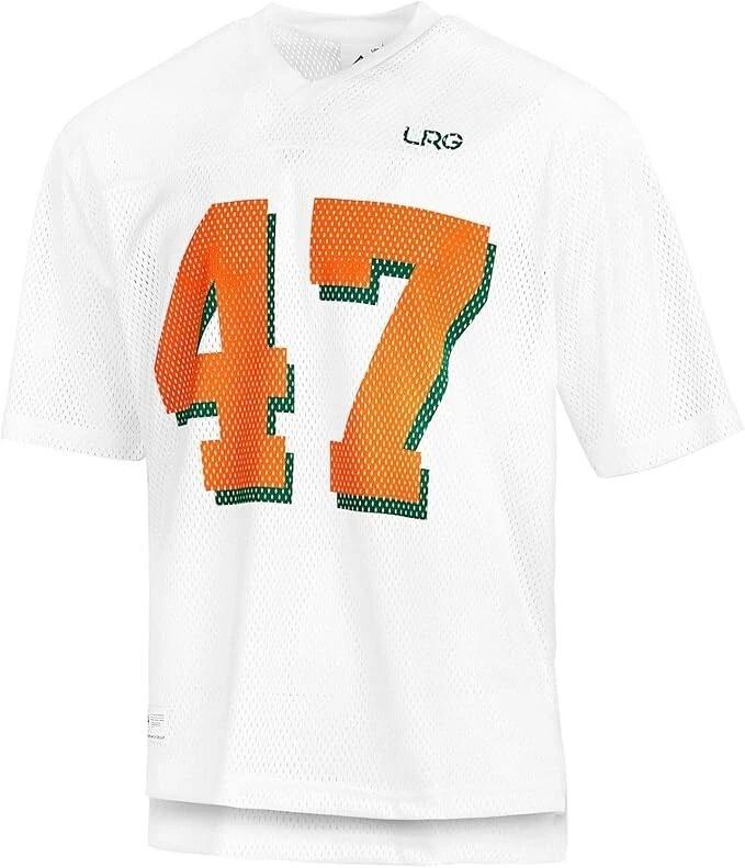 

Lifted Research Group LRG Mens RC Grid Iron Mesh Football Jersey NWT Medium 4XL