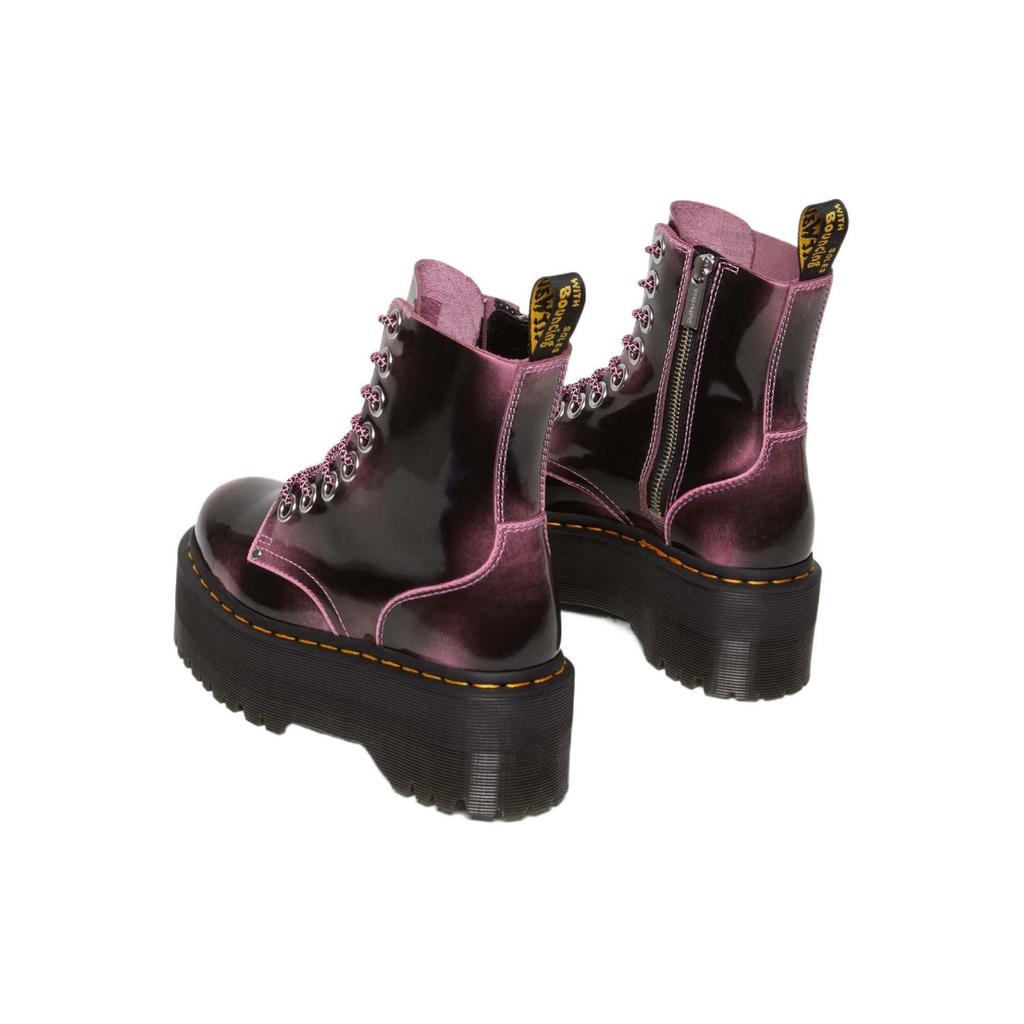 Dr. Martens Leather Comfortable Versatile Thick-Soled Ankle Boots Women ankle boots Black Pink 31413446