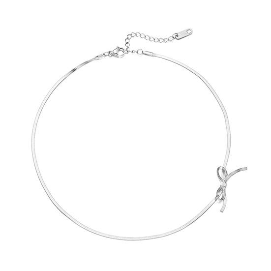 

Чокер з Бантом Сережки Жіночі Сережки-підвіски з Бантом Довгі Сережки-підвіски з Китицями та Бантом для Весілля Випускного Вечірки Прикраси Подарунки