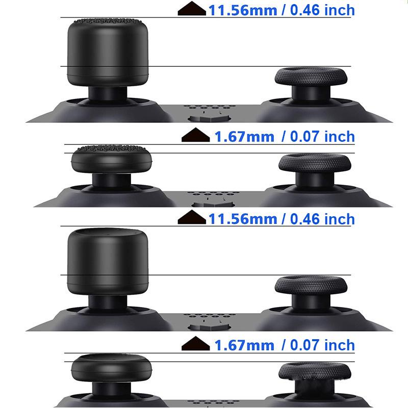 8PCS Universal Silicone Stick Grip Caps for PS4 PS5 Switch Pro Xbox Controller Joystick Gamepad Thumb Grips Accessories