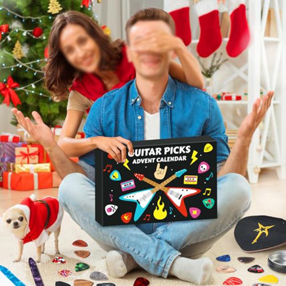 Guitar Pick Advent 24-Day Pick Set 24-day Countdown
