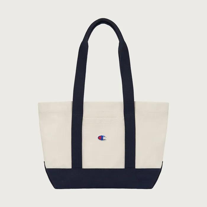 Heritage Jogtag Canvas Tote Bag M Ecru