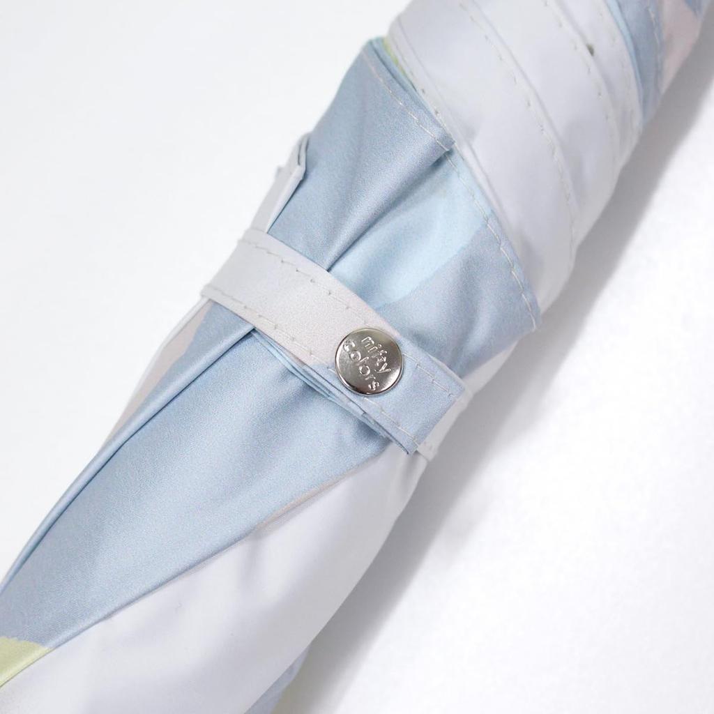Nifty Colors Folding Peony 2494GY Umbrella, Light-Shielding, Two-Side Mini,