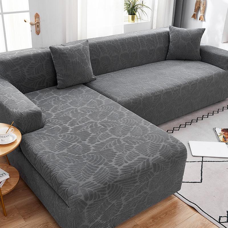 Solid Elastic Sofa Cover Couch Cover Stretch Slipcover Sectional Sofa Cover Slipcover Sofa Covers Furniture Protector Home Decor
