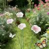 2pcs Flower Bee Sugar Feeders Butterfly Water Ceramic Feeders For Outdoor Bee Feeding Indoor Decoration Gardening Accessories