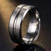 Boys Fashionable Stainless Steel Ring Does Not Fade Ins Wind Chain Rotation Rotation Decompression Titanium Steel Ring Element Ring
