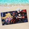 Date A Live Cartoon Microfiber Blanket Quick Drying Beach Towels Oversized Printing Super Absorbent Pool Towel Blanket