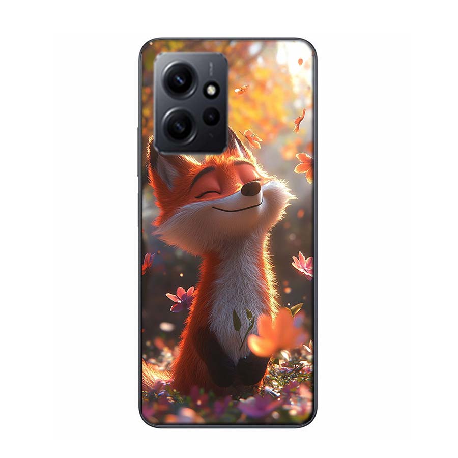Red Fox Vulpes Phone Case For Redmi Note 14 15 Pro 5G 13 12 Pro Plus 11 11T 11E 11S 10 Pro 10S 9 9S Cover Cell Clear TPU Capa Co