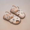 2026 Summer Trendy Girls' Princess Soft Sole Sandals - Closed Toe Casual Baby Shoes