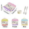 Cartoon Children's Lunch Box House Shape Fresh Keeping Storage Box Creative Food Container  Camping