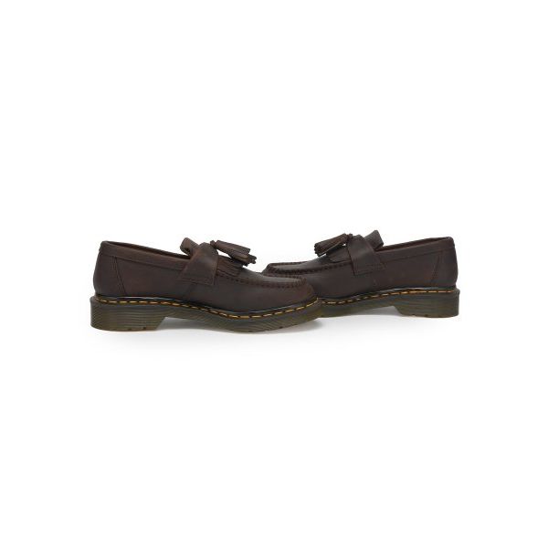 Dr. Martens Leder Bequem Vielseitig Loafer Unisex Loafer Dunkelbraun 30917201
