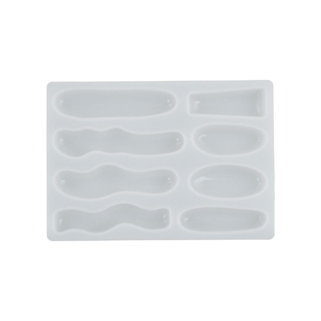 Irregular Hair Pin Epoxy Resin Mold Hairpin Silicone Molds Jewelry Casting Mold for DIY Craft Hairpin Easy Clean