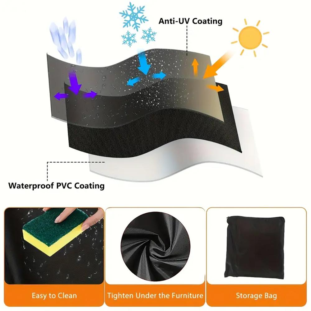 1pc Treadmill Cover 210D Sports Treadmill Protective Folding Cover Dustproof Indoor Protective Cover, Outdoor Furniture Cover