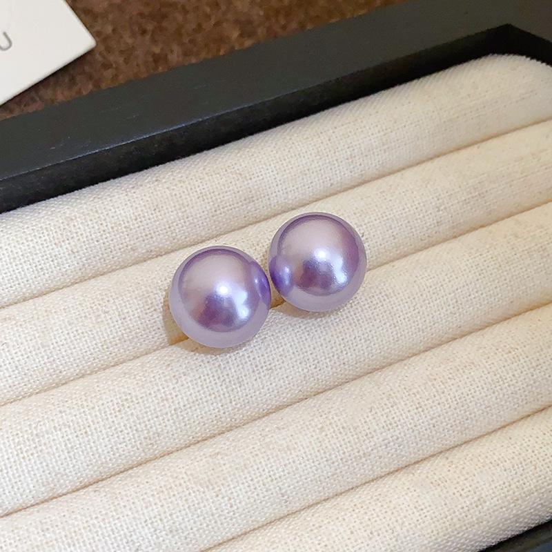 Elegant French Vintage Pearl Stud Earrings – Chic, Versatile & High-End Accessory for Women