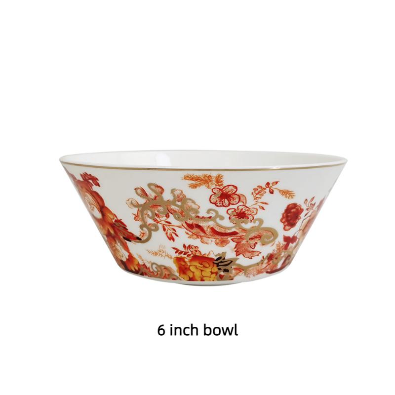 Jingdezhen Luxury Dinner Set Plates and Dishes Hotel Restaurant Ceramic Plate Bone China Porcelain Plate Wedding Gift